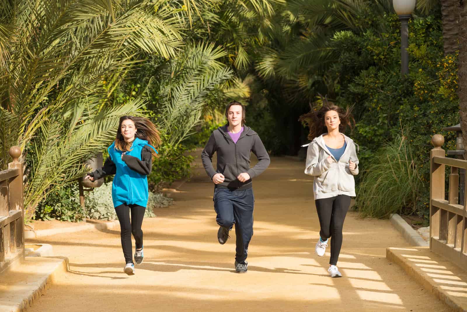 jogging